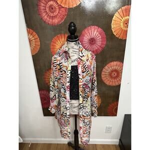 Live 4 Truth Sheer Neon Print Button Down Dress Neoncore Y2K Club & Streetwear S